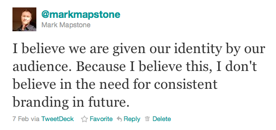 Original Tweet That Started A Conversation On Branding